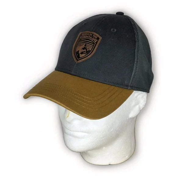 Kuhl Trucker Hat SnapBack Brown Born Trucker Black One Size Adjustable Rustik