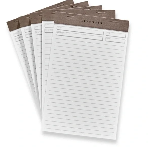 LEVENGER Notationary Ruled Notepad—Set of 3, Sealed