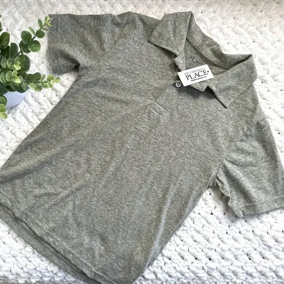 NWT Boys The Children's Place Polo (Green) S 6/7