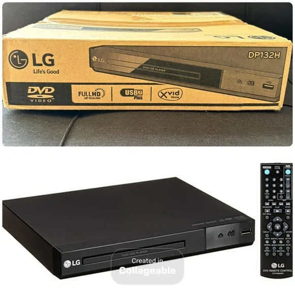 LG DP132H Multi Format 1080p Upscaling DVD Player