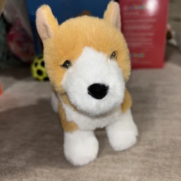 Douglas The Cuddle Toy Welsh CorgiDog Plush Stuffed Animal Realistic 7 1/2“ EUC