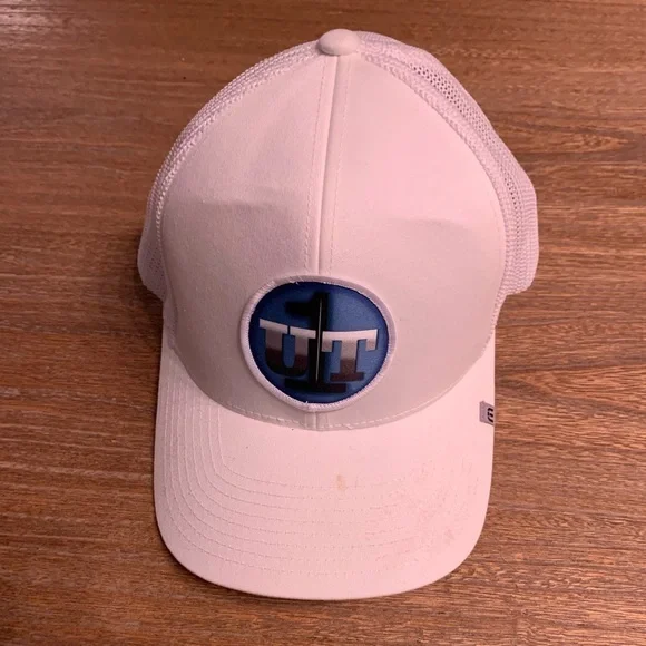 One Ten Flexit Fit Mesh UT Baseball Cap White Blue