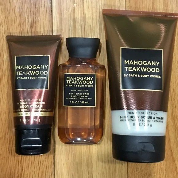 Mahogany Teakwood Body Care Set by Bath & Body Works