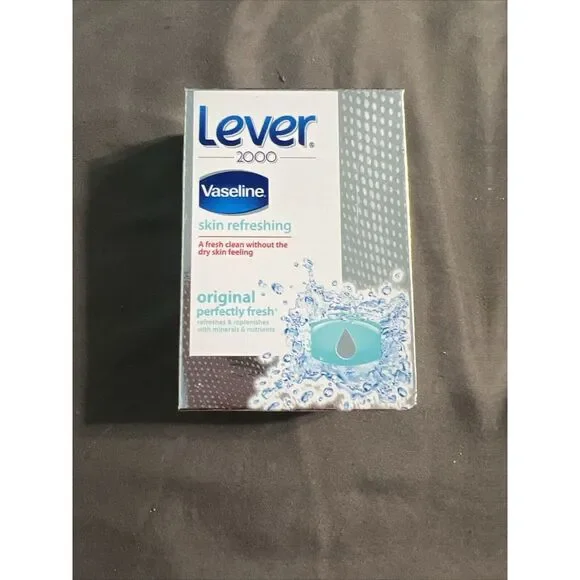 New Lever 2000 With Vaseline Bar Soap Original‎ Perfectly Fresh Discontinued
