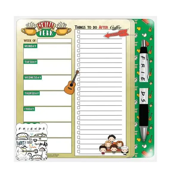 Friends Notepad and Pen