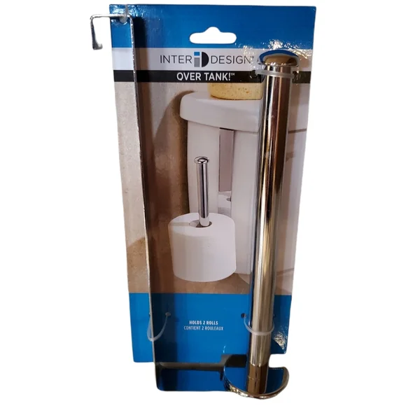 Metal Over Tank Toilet Tissue Holder