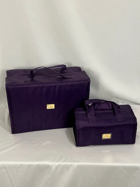 JM New York Purple Nylon Travel Set