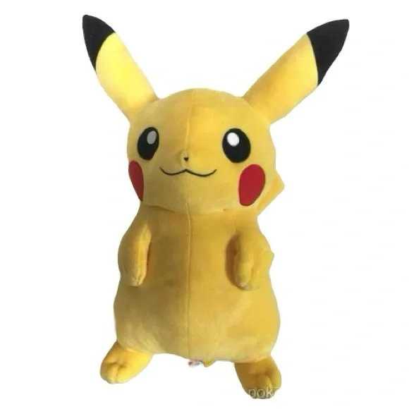 POKEMON CENTER 2016 PIKACHU LIFE-SIZE PLUSH TOY (VERSION #2 MOUTH CLOSED)