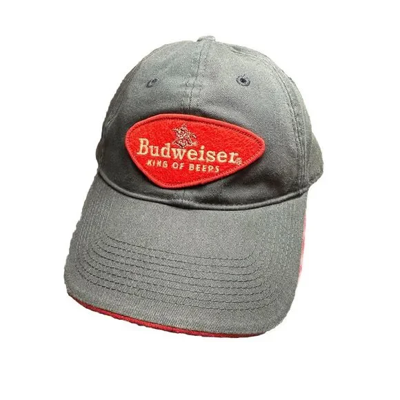 Budweiser‎ Baseball Hat King of Beers Blue Cap Adult OSFM Adjustable