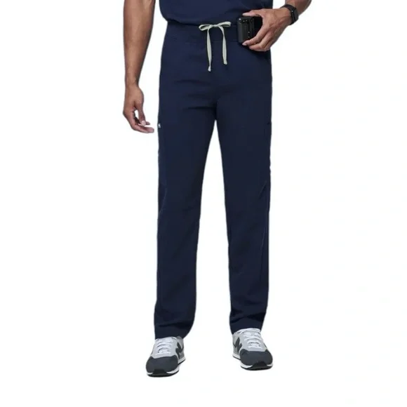 Figs Technical Collection Men's Navy Axim Cargo Scrub Pants