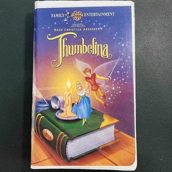 Thumbelina VHS – 1994 Don Bluth Film – Warner Bros – ISBN 0-7907-2220-8