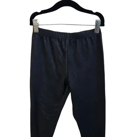 The Children's Place Size 7/8 Dark Blue Faux Denim Look Leggings Casual Everyday