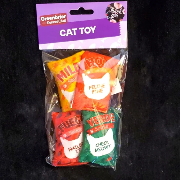🐈 CHILI & HOT SAUCE CAT CATNIP TOYS 🐈 BRAND NEW