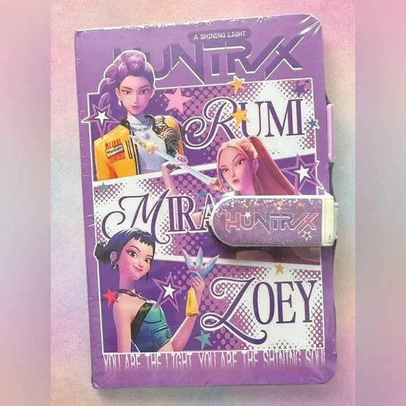 Huntrx Shining Light purple journal/diary