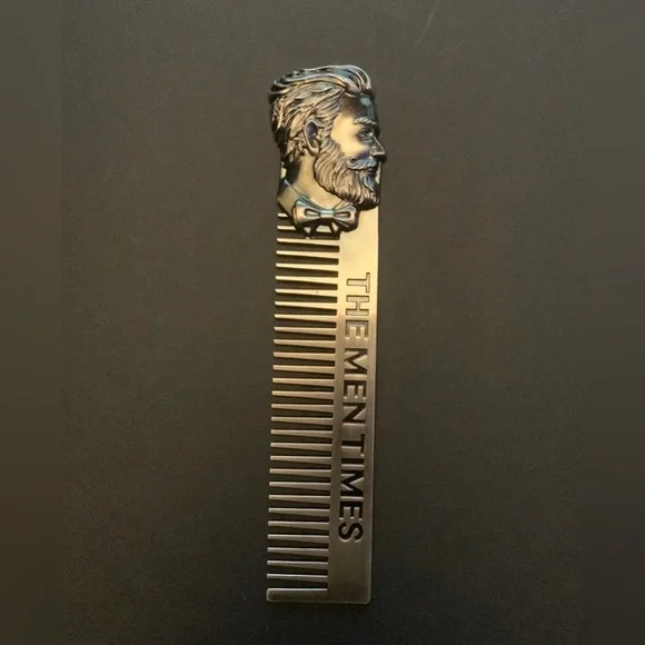 The Men times stainless steel beard comb