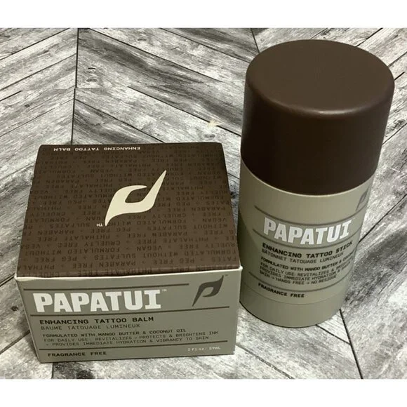Papatui Enhancing Tattoo Balm & Stick Set Mango Butter & Coconut Oil