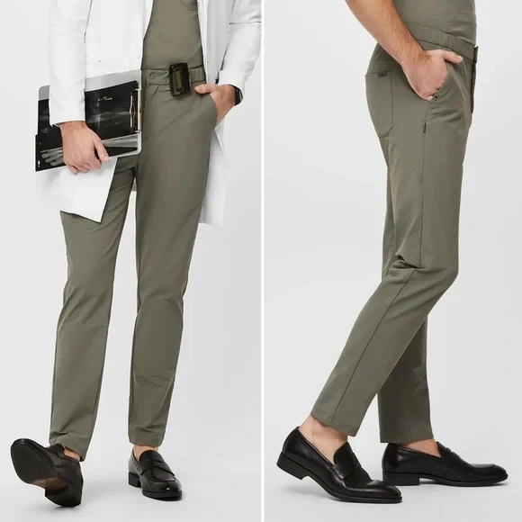 FIGS Men’s Tailored Trouser Agave