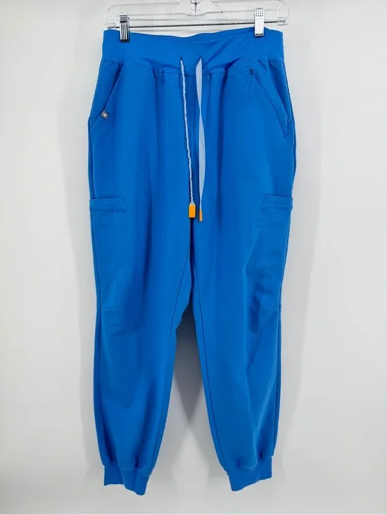 FIGS Blue Drawstring Jogger Pants