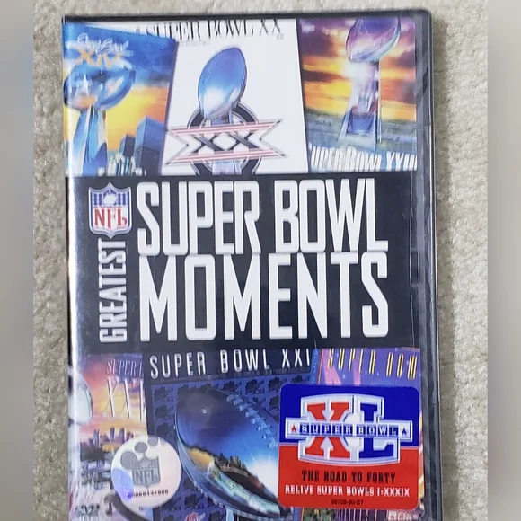 NWT-DVD Video Greatest Super Bowl Moments