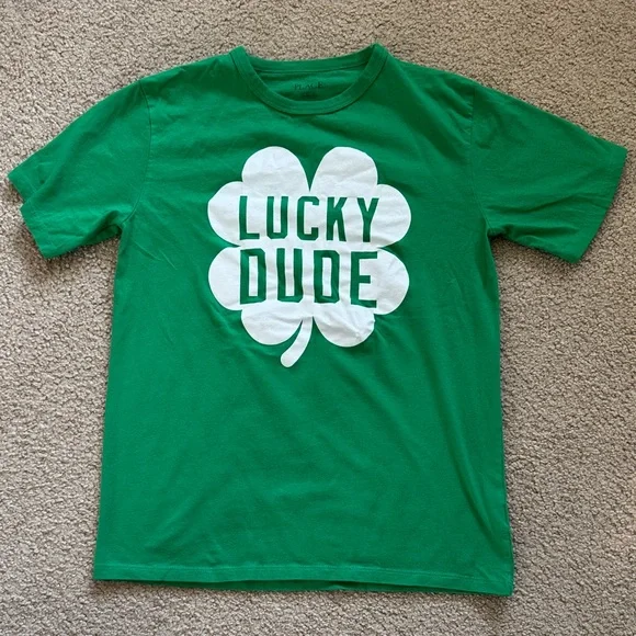 The Children's Place Green 'Lucky Dude' T-Shirt