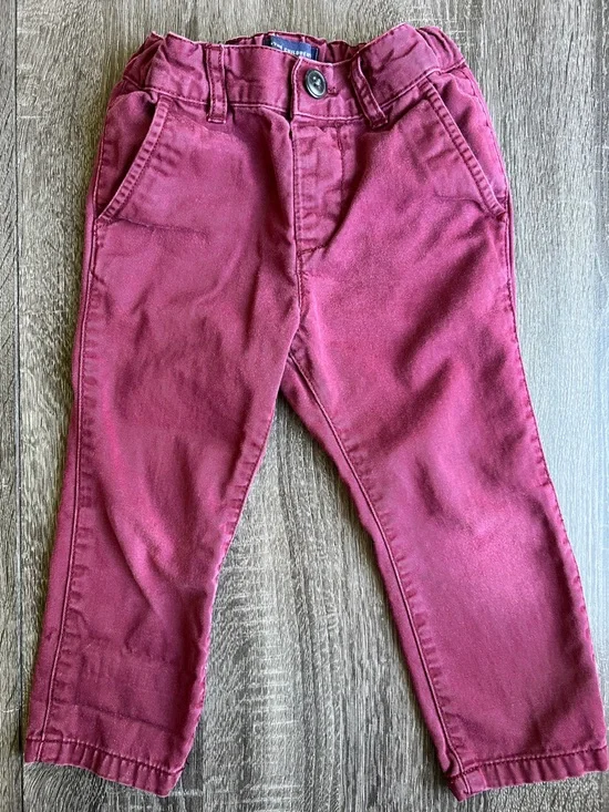 The Children’s Place Toddler Pants 2T Burgundy Pull On Jogger Pants
