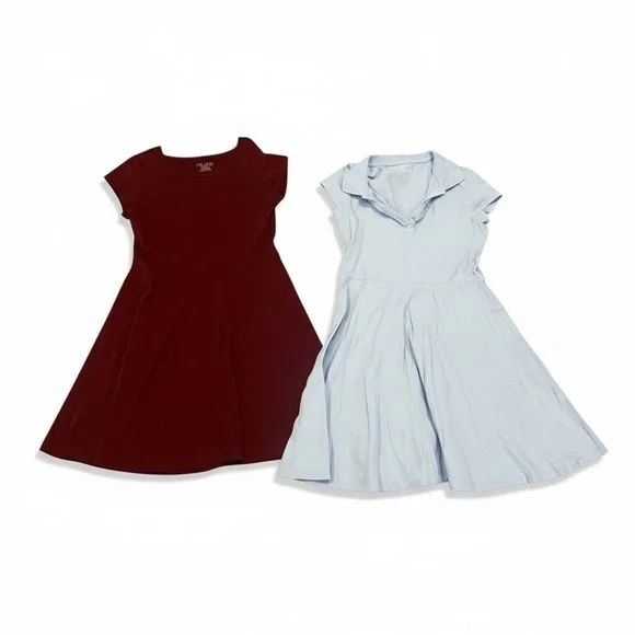 The Children’s Place Girls Polo Dress Bundle – Size 10–12 (Set of 2)
