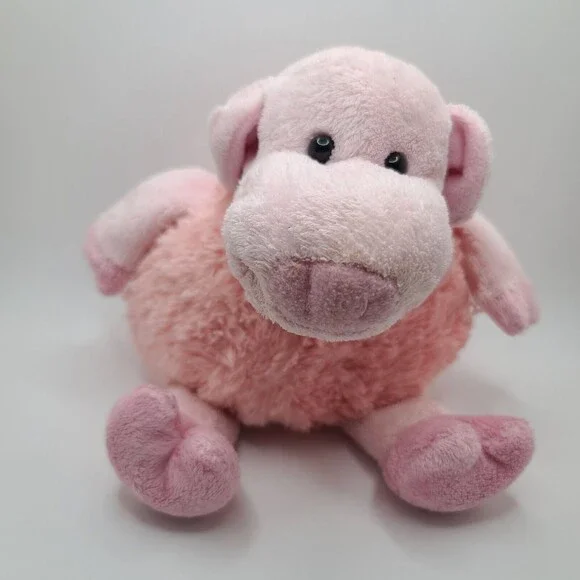 Pink Lamb Sheep Plush Stuffed Animal