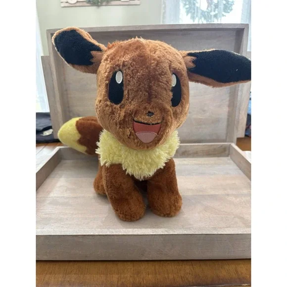 Build A Bear Pokemon Eevee Brown Yellow Stuffed Animal Plush Toy 16