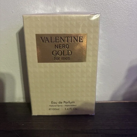 Valentine Nero Gold -For Men -Cologne 3.4 FL. OZ. EDP-New Sealed