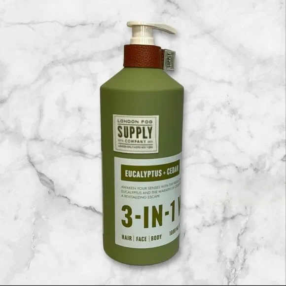 NEW‎ London Fog Supply | Eucalyptus 3-in-1 Refreshing Wash for Men 33.8 fl oz