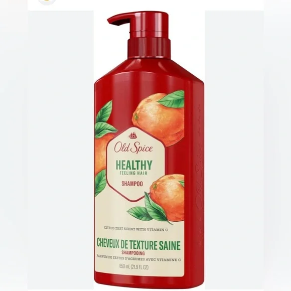 Old Spice Healthy Feeling Hair Shampoo for Men, 650 ML NEW