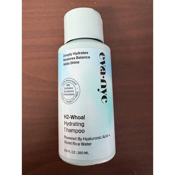 Eva NYC‎ H2-Whoa! Hydrating Shampoo 8.8 oz Hyaluronic Acid Vegan Made in USA