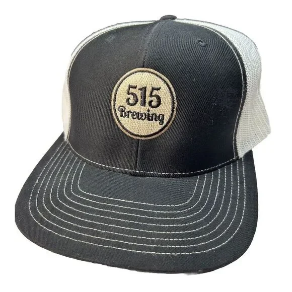 515 Brewing Beer Clive Iowa Trucker Hat Cap‎ Snapback Black White