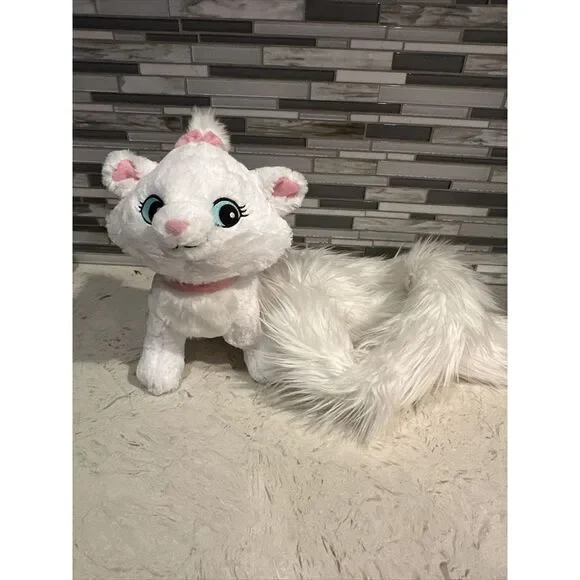 Disney's Aristocats Marie Plush Long Tail Disney Parks 5ft‎ 6