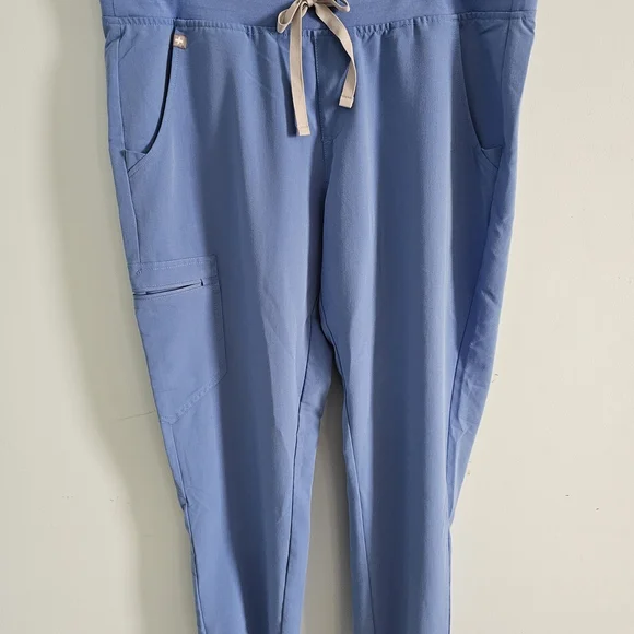Figs Men's Light Blue Cargo Pants‎ Size L