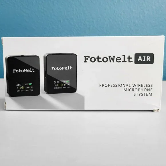 FotoWelt AIR ~ Wireless Microphone System ~ NWOT ~ Excellent