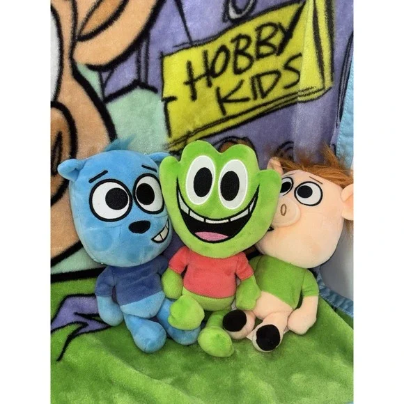 Hobby Kids Adventures Plush Frog, Bear & Pig Stuffed Animals 8