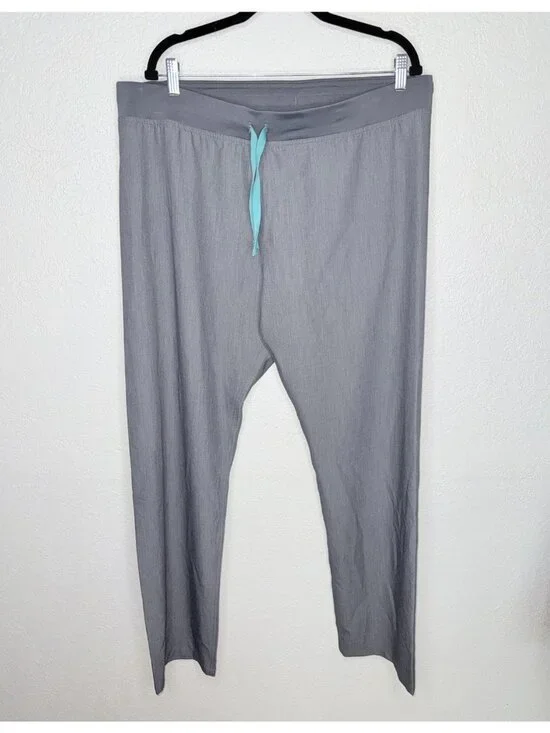 Figs Scrub Bottoms Pants Mens XL Tall Gray Technical Collection Medical Nurse 1D