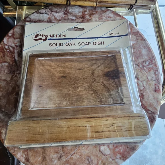 Vintage Oak Soap Dish
