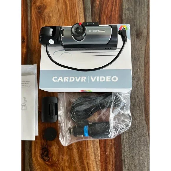 CarDVR DashCam forward/rear facing camera