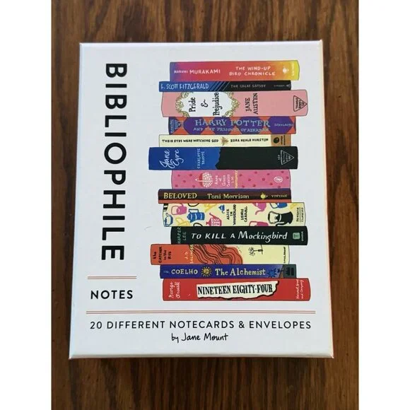 Bibliophile Notes: 20 Different Notecards‎ & Envelopes (Cards)