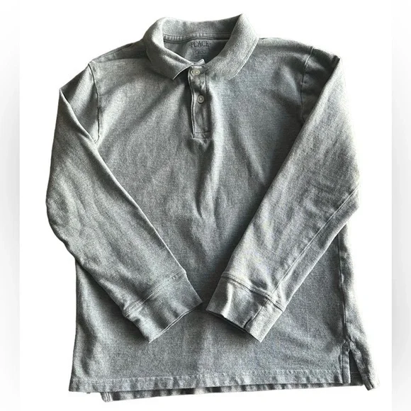 The Children’s Place Long Sleeve Thermal Shirt - Boys Size XL - Gray