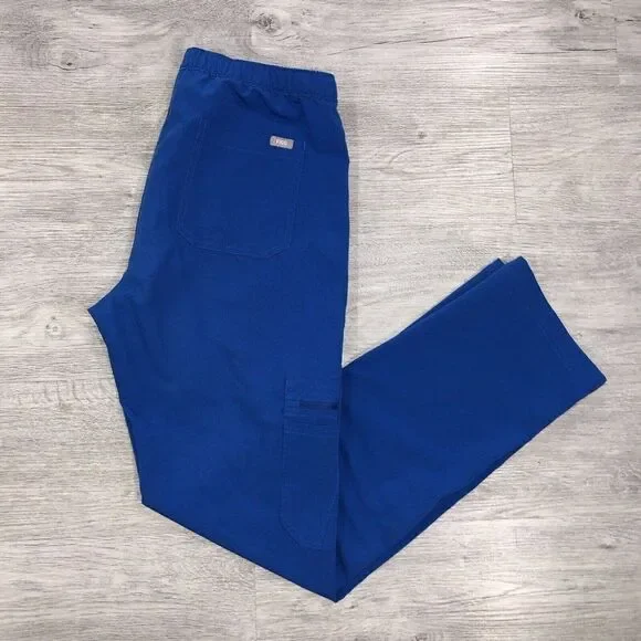 FIGS Technical Collection Men's Size S Caribbean Blue Cairo Cargo Scrub Pants