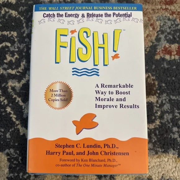 Hyperion Fish! Business Leadership Book Lundin Paul Christensen Hardcover OS