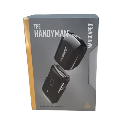 Manscaped‎ The Handyman Compact Face Shaver Black USB Rechargeable Open Box