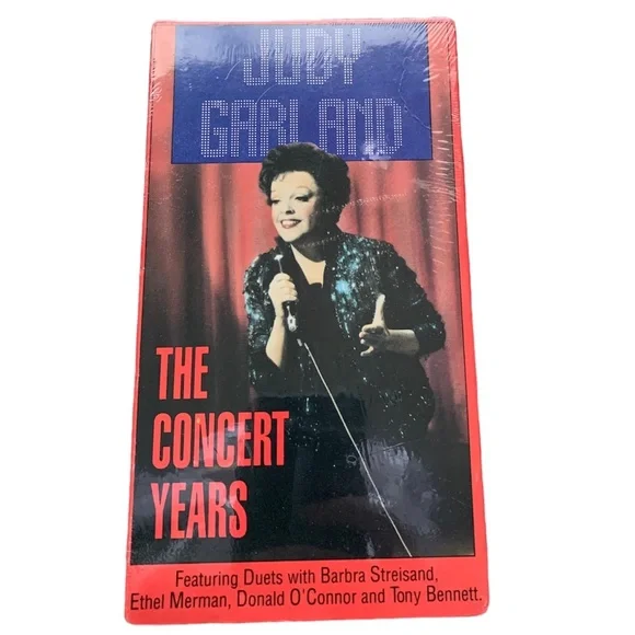 Judy Garland The Concert Years VHS Vintage Tape