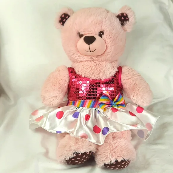 Build A Bear Workshop Pink Heart Bear 17
