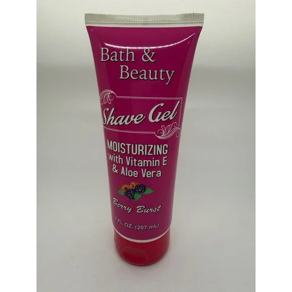 Bath & Beauty Shave Gel for Women Aloe & Vitamin-E Razor Protection Comfort 7oz.