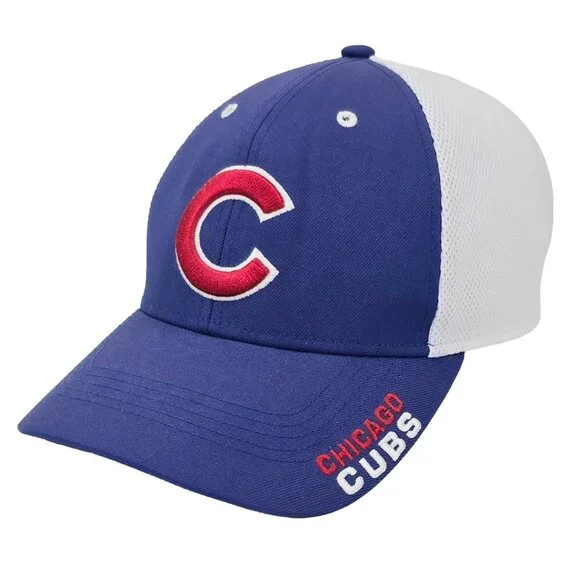 Chicago Cubs Hat - Adjustable Strap Baseball Cap‎ Blue White Fan Favorite OSFA