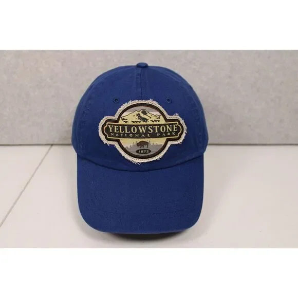 Yellowstone National Park Baseball Cap Men Blue Strapback Impact Merchandise Hat